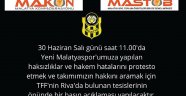 Malatyalılar ayaklandı, Hak aramak için TFF'nin kapısına yürüyecek
