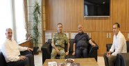 TÜMGENERAL MEHMET AKYÜREK’DEN,BAŞKAN HASAN HÜSEYİN ERKOÇ’A VEDA ZİYARETİ